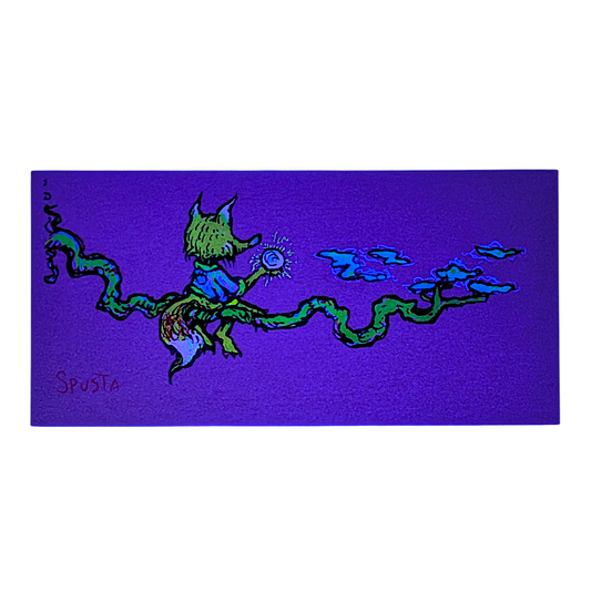 Marq Spusta
Fox on a Branch
Screen print
4 x 2 in
Plate signed