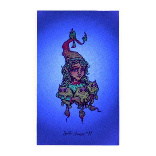 Marq Spusta Gnome #11, 2015 Screen print 5 x 3 in Plate signed