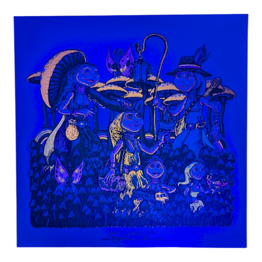 Marq Spusta
Happy Harvesters (Nude Shimmer), 2023
Screen print
5 x 7 in
Hand Signed by the artist