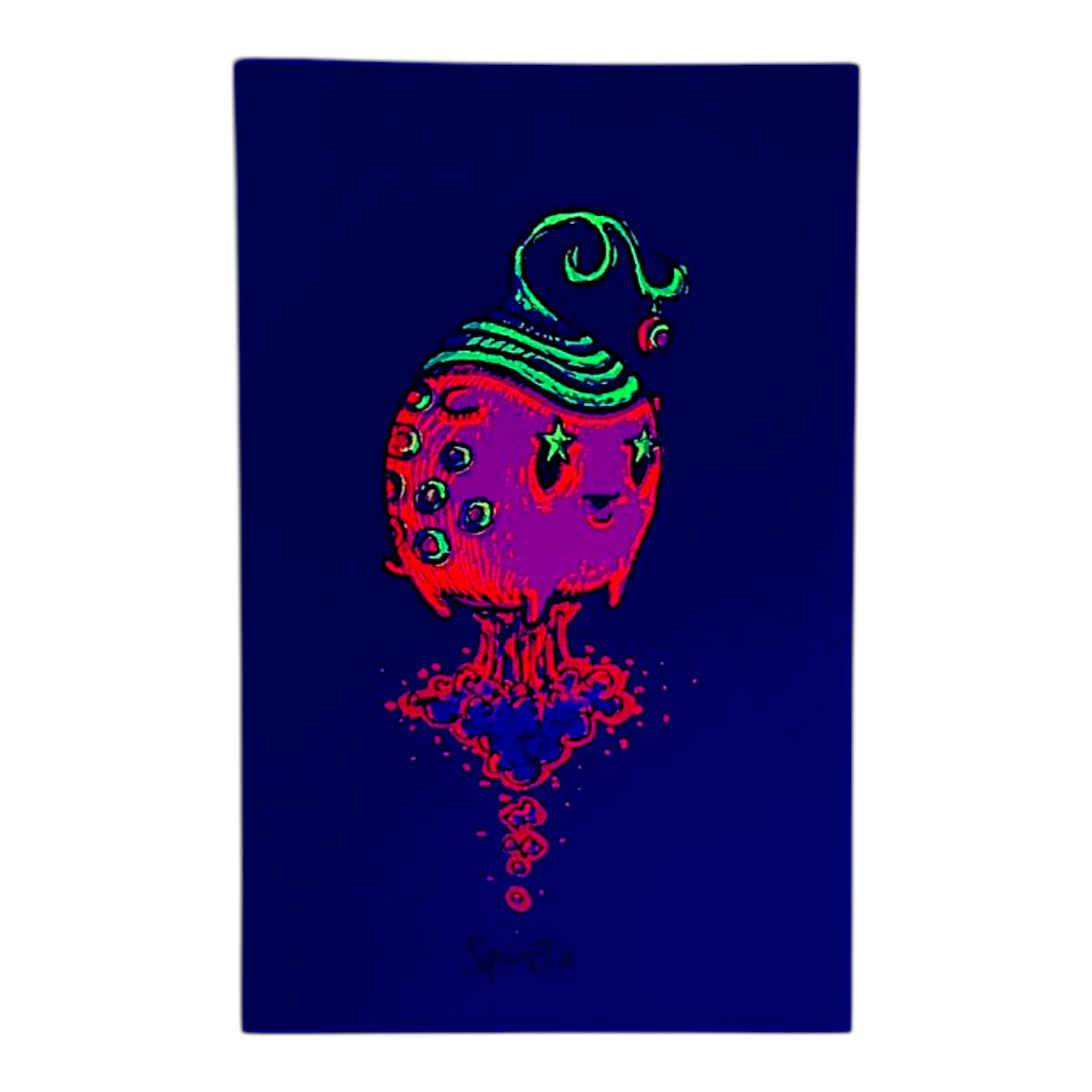 Marq Spusta Kirby (Teal Shimmer) Micro Print