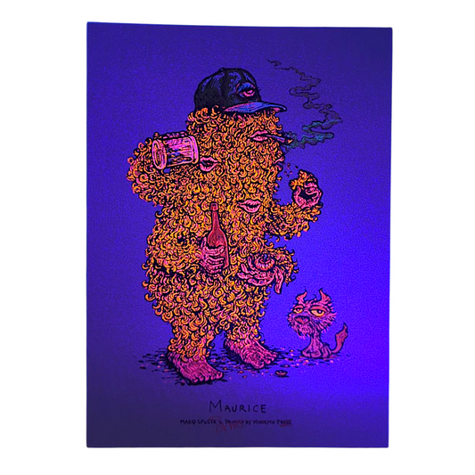 Marq Spusta
Maurice (Chlorophyll), 2021
Screen print
5 x 7 in
Signed by the artist