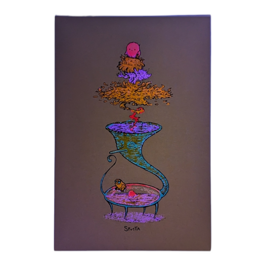 Marq Spusta
2024
Screen print
4 x 6 in
Plate signed by the artist