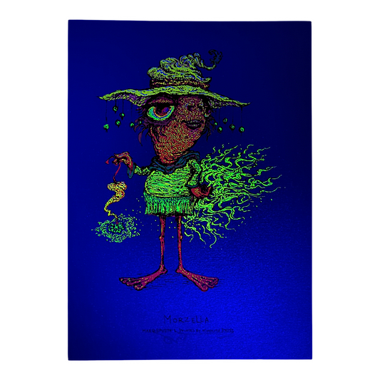 Marq Spusta
Morzella (Silver Shimmer), 2019
Screen print
5 x 7 in
Hand Signed by the artist