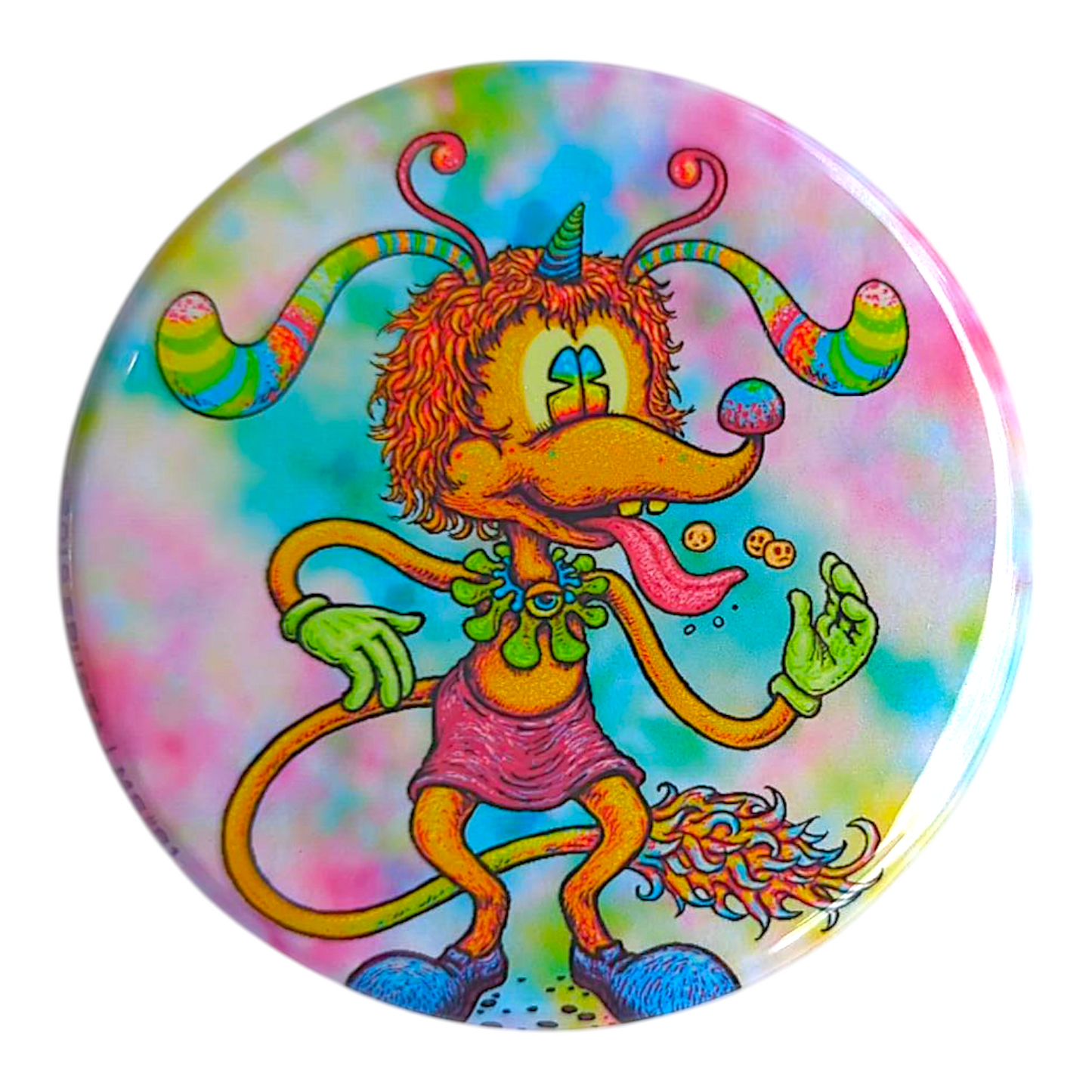 Marq Spusta MS #81 (Glooby) Magnet
2.25" round magnet
Dated 2019
Limited edition