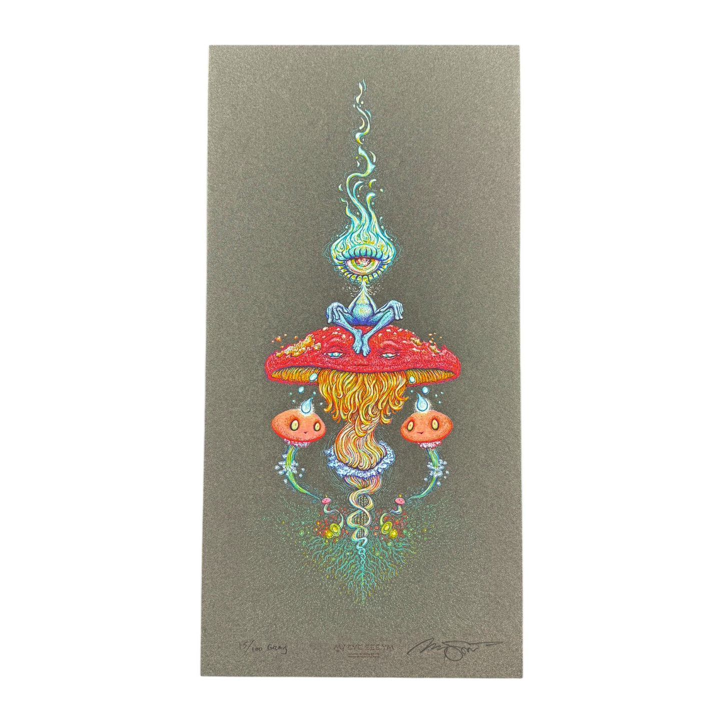 Marq Spusta "My Eye See YM" (Gray) Print