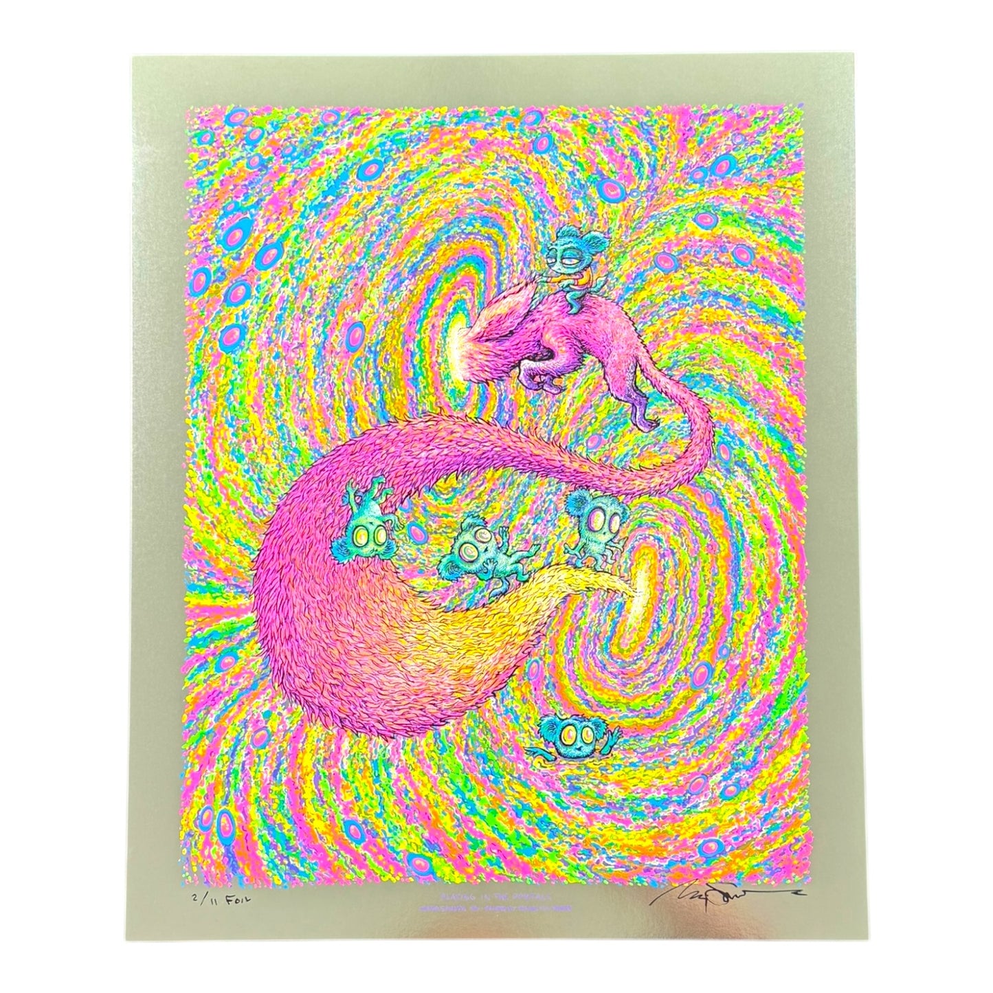 Marq Spusta "Playing in the Portals" (Foil) Print