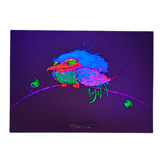 Marq Spusta
Pleased and Perched (Antique Copper Shimmer), 2023
Screen print
7 x 5 in
Signed by the artist