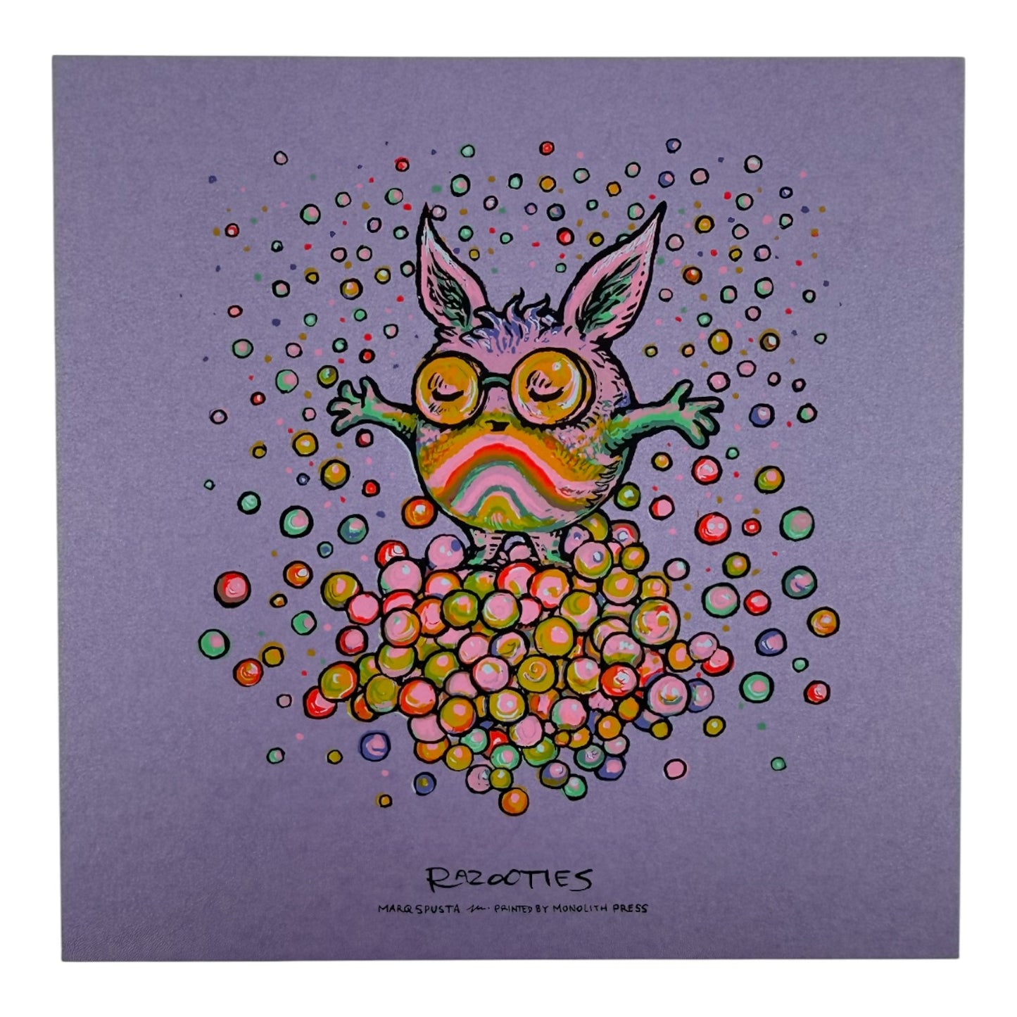 Marq Spusta "Razooties" (Purple Shimmer) Micro Print