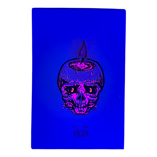 Marq Spusta
Scandle (Light Blue)
Screen print
2 x 3 in
Plate signed