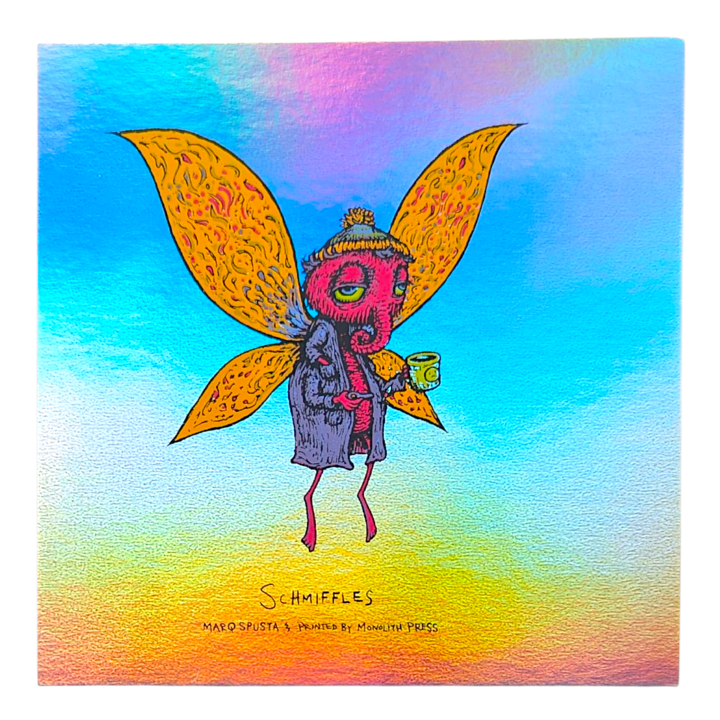 Marq Spusta "Schmiffles" (Foil) Mini Print