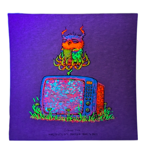 Marq Spusta
Screen Time (Antique Smoke), 2023
Screen print
5 x 5 in
Plate Signed by the artist