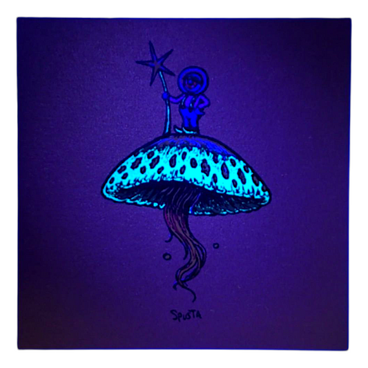 Marq Spusta Shroom Rider (25k Gold Shimmer) Micro Print