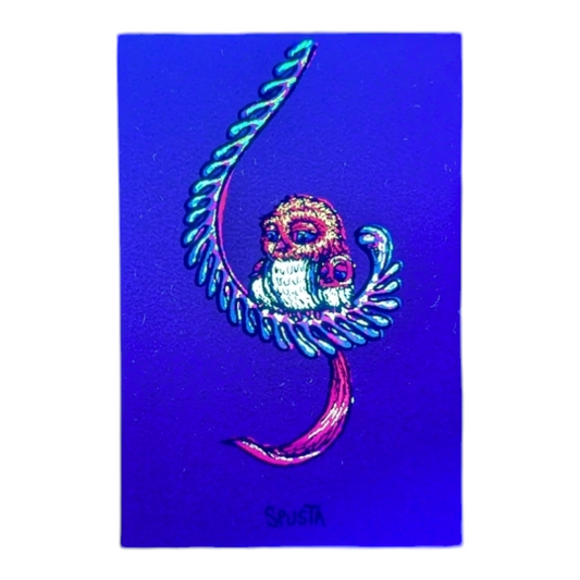 Marq Spusta
Some Odd Birds (23k Gold Shimmer), 2020
Screen print
3 x 2 in
Plate signed
