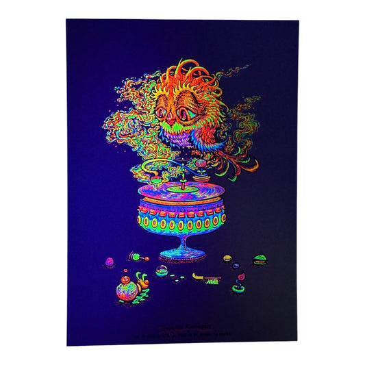 Marq Spusta "Spinning Soundly" (Grape Goo) Mini Print