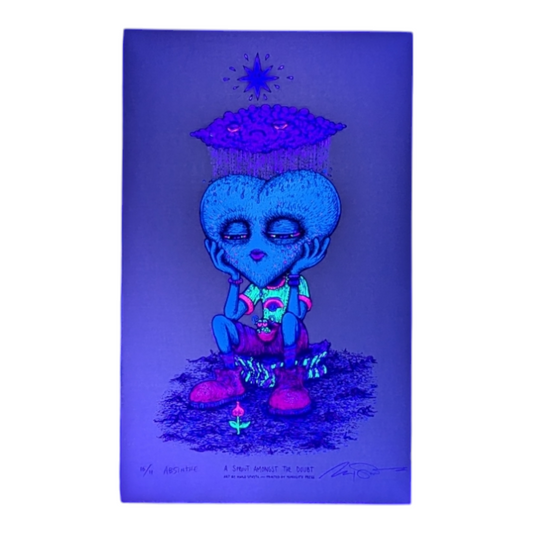 Marq Spusta "A Sprout Amongst the Doubt" (Absinthe) Print