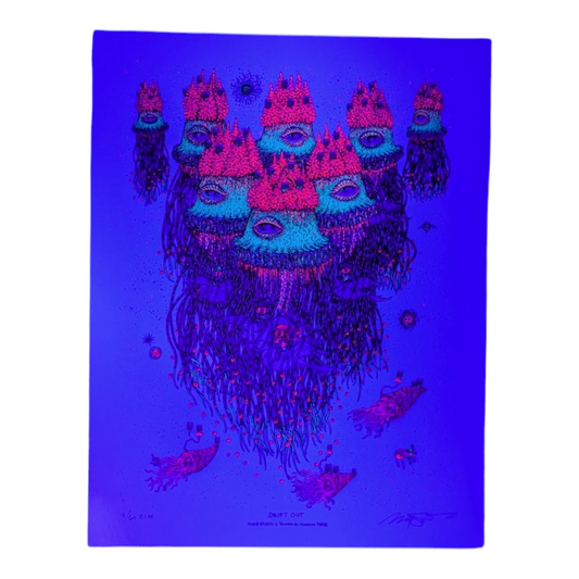Marq Spusta "Drift Out (Blue)" Print