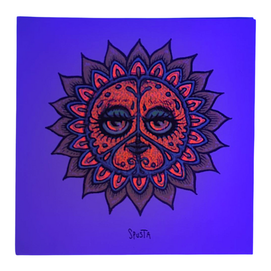 Marq Spusta
Peace Bloom
Screen print
4 x 4 in
Plate signed