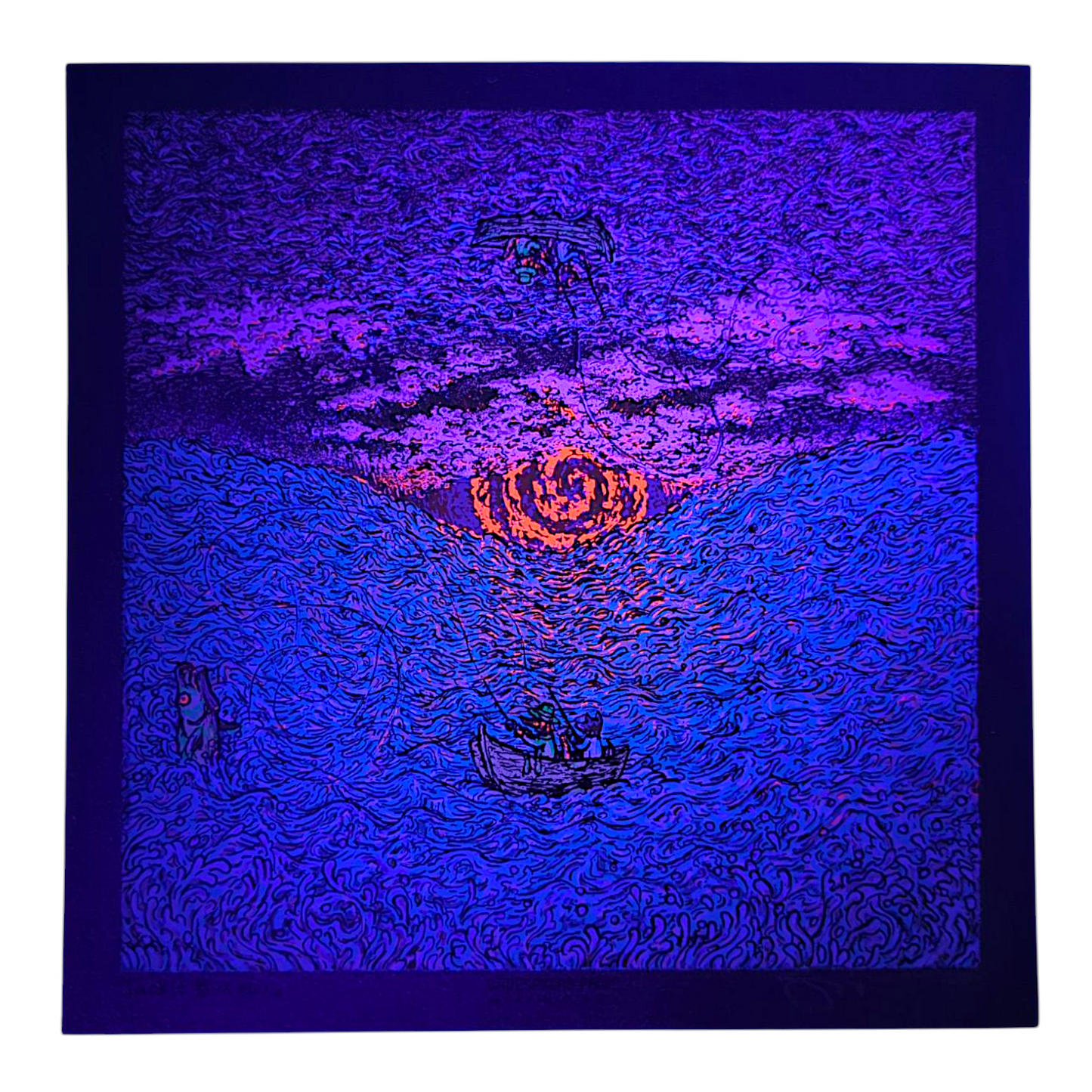Marq Spusta
Cosmic Confidante (Black), 2025
Screen print
8 x 8 in
Hand Signed by the artist. Imagery is from the singles cover art from the Widespread Panic album, Snake Oil King.