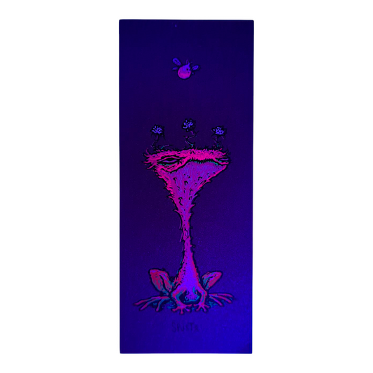Marq Spusta
Throggy (Merlot Shimmer), 2020
Screen print
2 x 5 in
Plate signed