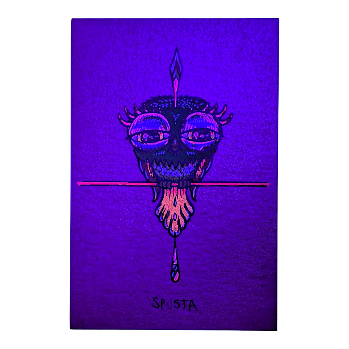 Marq Spusta
Tweet (Red Shimmer), 2020
Screen print
2 x 3 in
Plate Signed
