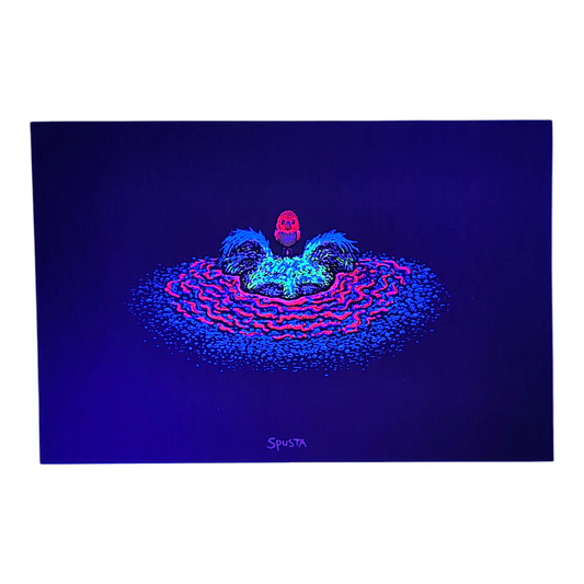 Marq Spusta
Two Popping Through (Black), 2024
Screen print
4 x 6 in
Plate Signed