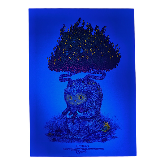Marq Spusta
Umbzy (Powder Blue), 2023
Screen print
5 x 7 in
Hand Signed by the artist