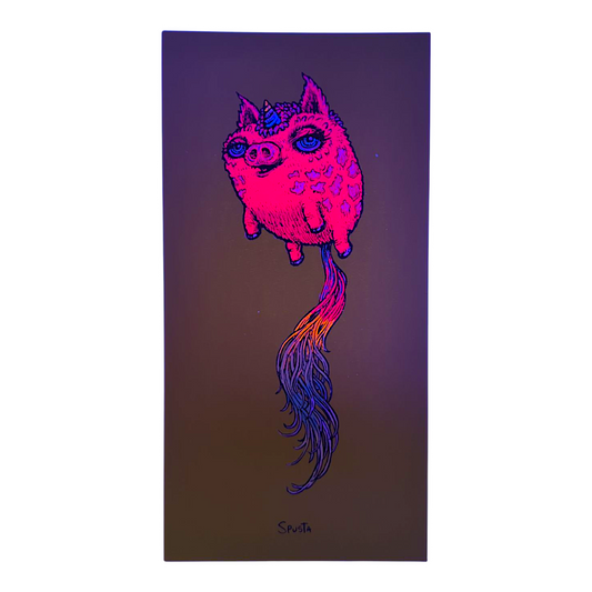 Marq Spusta
Unipigness (Absinthe), 2021
Screen print
4 x 8 in
Plate signed