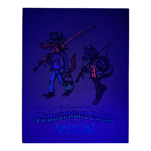 Marq Spusta
Widespread Panic Snake Oil King, 2025
Screen print
4 x 5 in
Plate signed