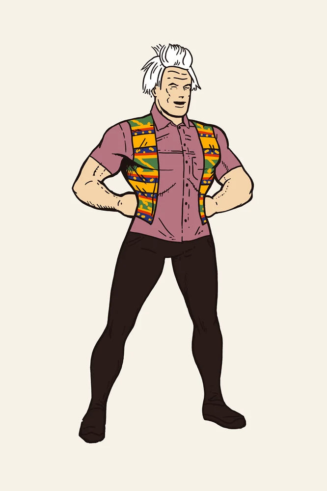 Mike Mitchell (AKA Sir Mitchell)
Super Karl, 2025
Archival Print on Cotton Rag Paper
4 x 6 in
Edition of 100
Hand Signed + Numbered by the artist. Published by Static Medium.