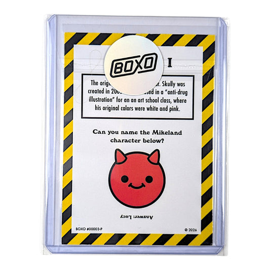 Mike Mitchell Swangin' Skully (Pink), 2026 Collectible trading card in top loader 2.5 x 3.5 in Limited edition
