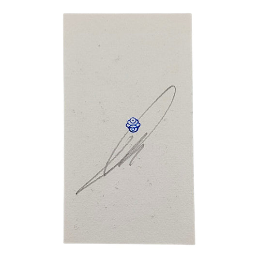 Phelgm Untitled (Study for The Rider), 2026 Copper engraving 3.25 x 1.75 in Blue Stamp - Small Run (Edition of 150) Hand signed + stamped by the artist on verso