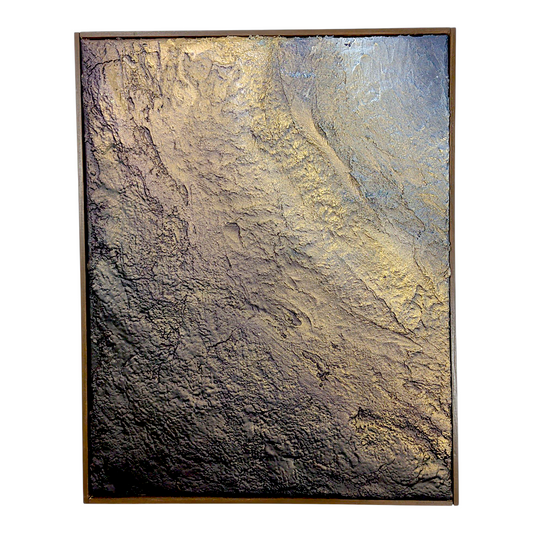 Rick Medina
Ophelia
Mixed media on canvas
16 x 20 in each
One hand signed by the artist on verso. From Rick Medina's Celestial Core Samples series
Custom frame:
16.5 x 20.5 x 1.75 in
Custom framed by the artist
*These paintings are constructed without a specific orientation or directionality - the work moves like a compass, and can be displayed in any orientation. For additional viewpoints, please visit "Ophelia" here