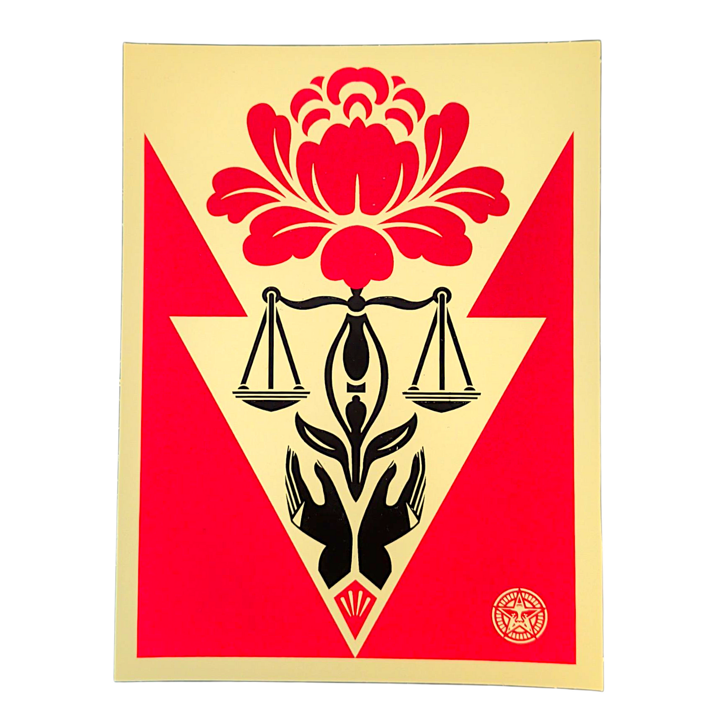 Shepard Fairey Cultivate Justice Sticker