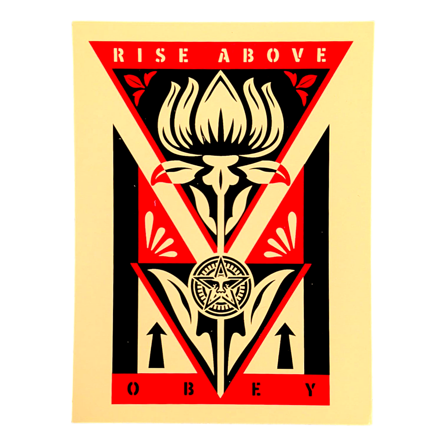 Shepard Fairey Obey Deco Flower Sticker