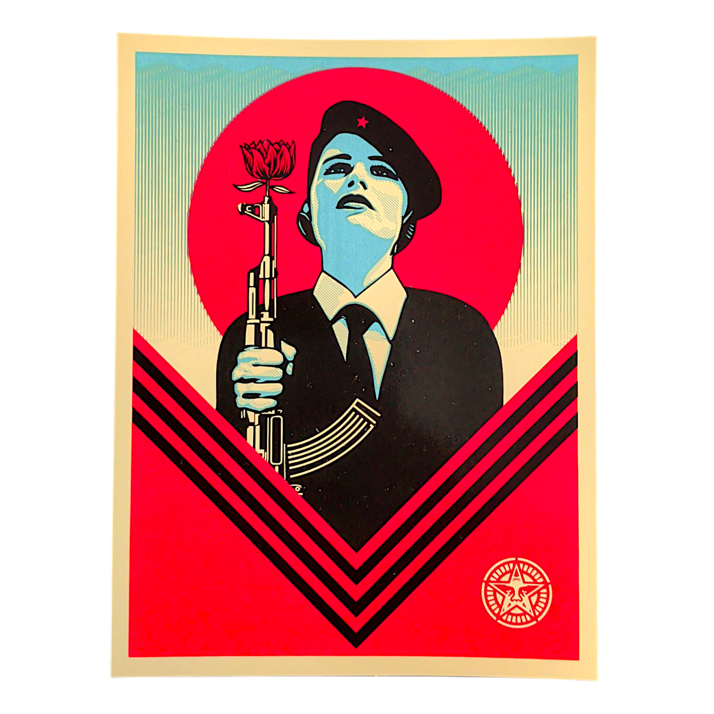 Shepard Fairey Peace Guard 2 Sticker