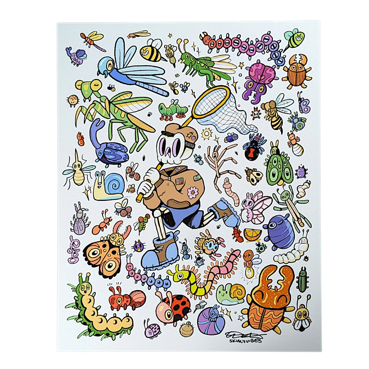 Skully Vibes "Bug Catcher" Print
