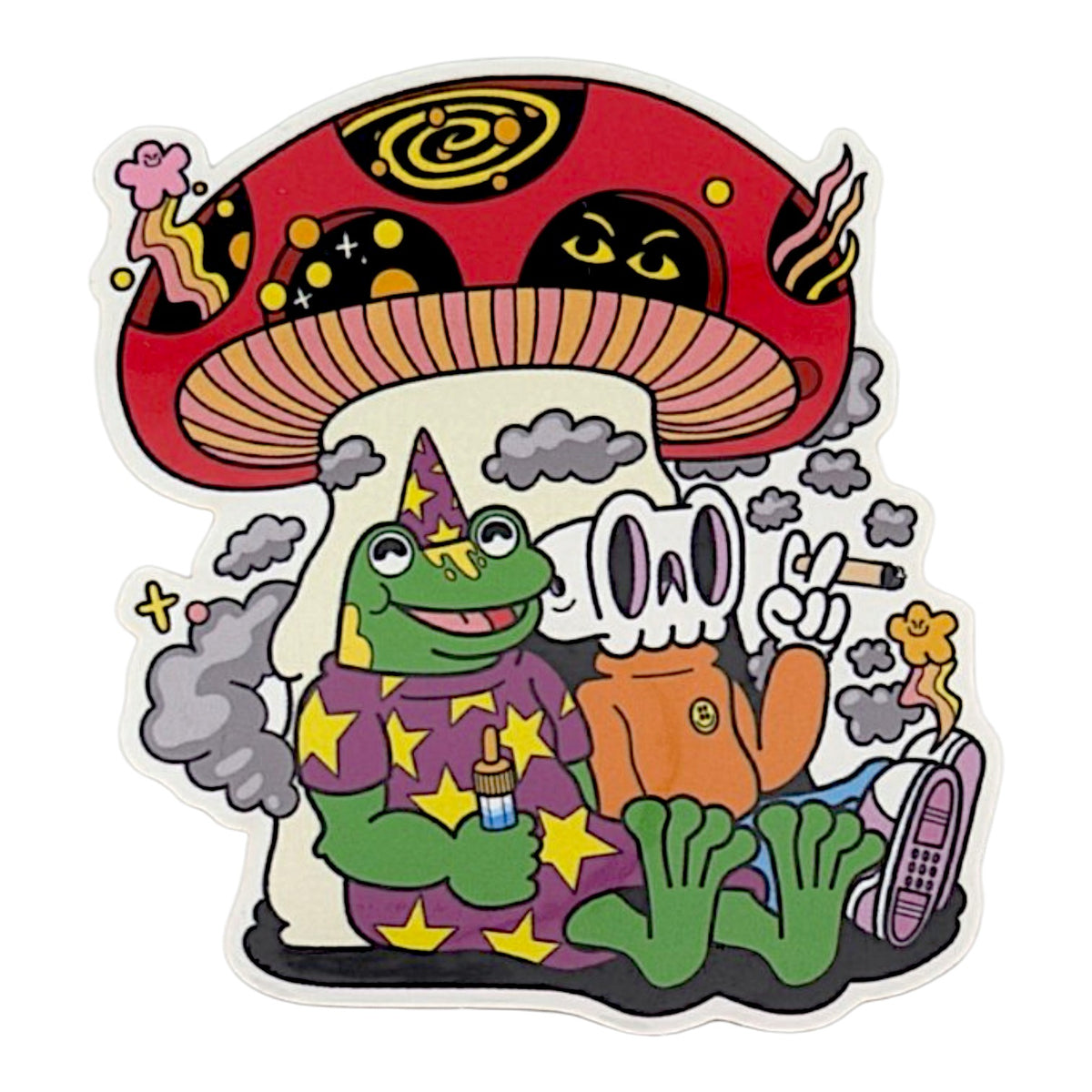 Skully Vibes "Mushroom Shade" Sticker