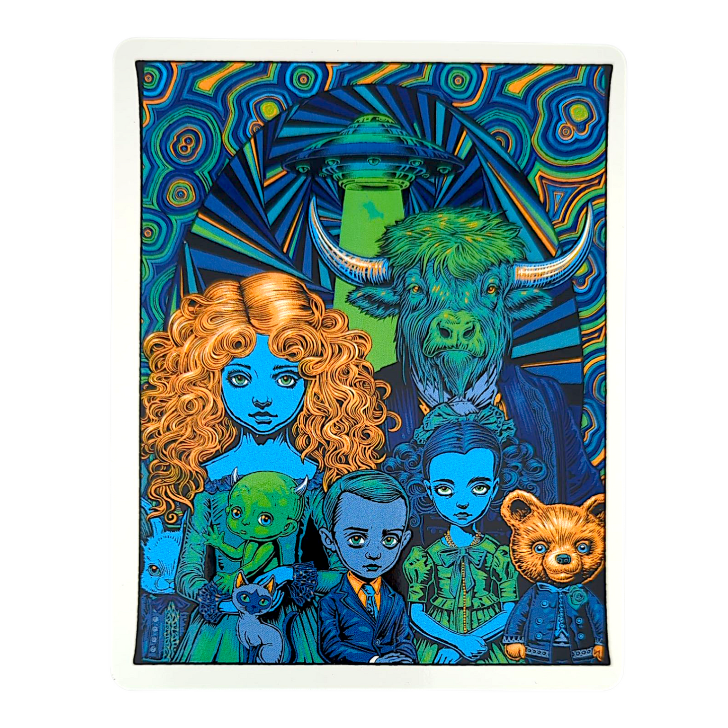 Todd Slater Flowers Sticker