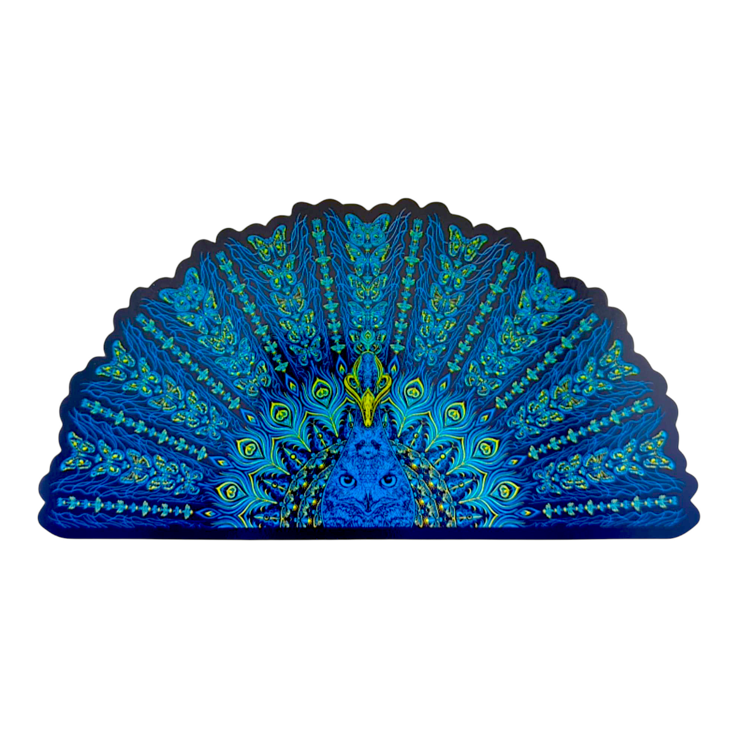 Todd Slater Peacock Sticker