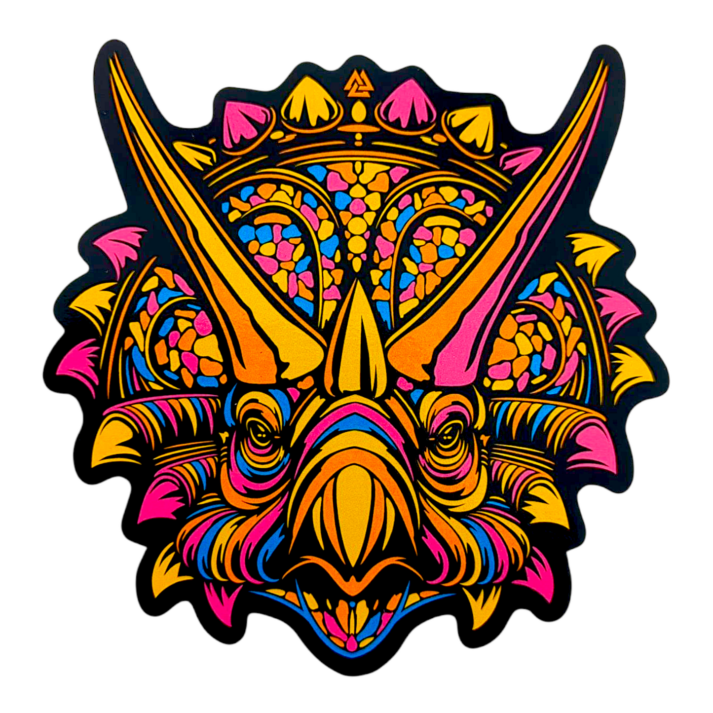 Todd Slater Triceratops Sticker