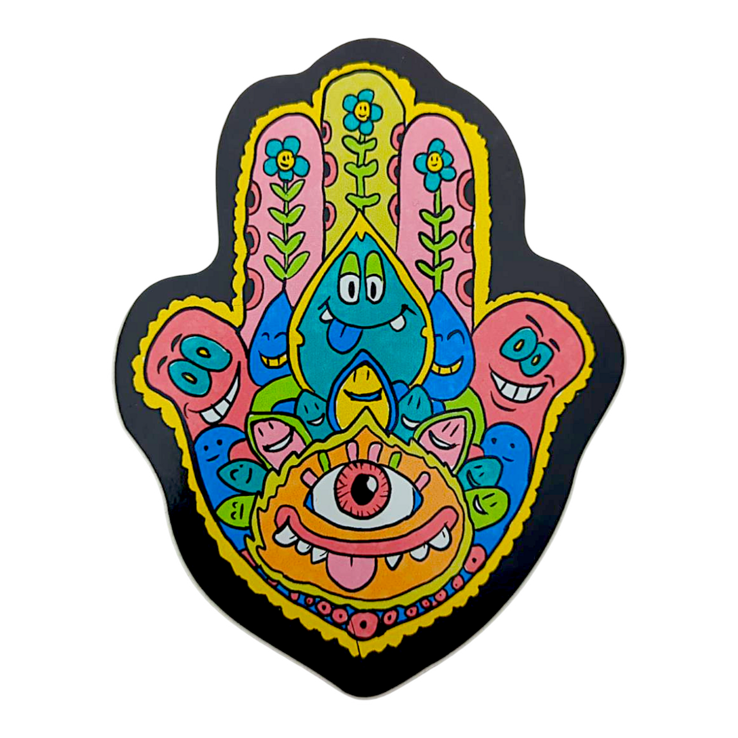 Trevy Metal Talk to the Hand Sticker
3.75 x 4.75" vinyl sticker