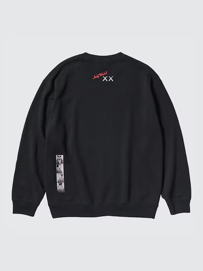 KAWS + Warhol UT Graphic Sweatshirt - Black