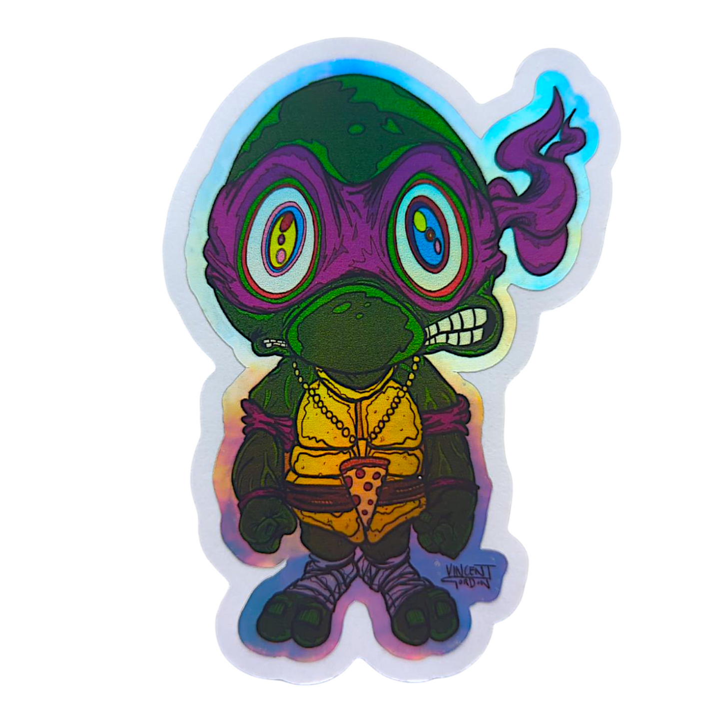 Vincent Gordon Donatello TMNT Study (Medium) Foil Sticker