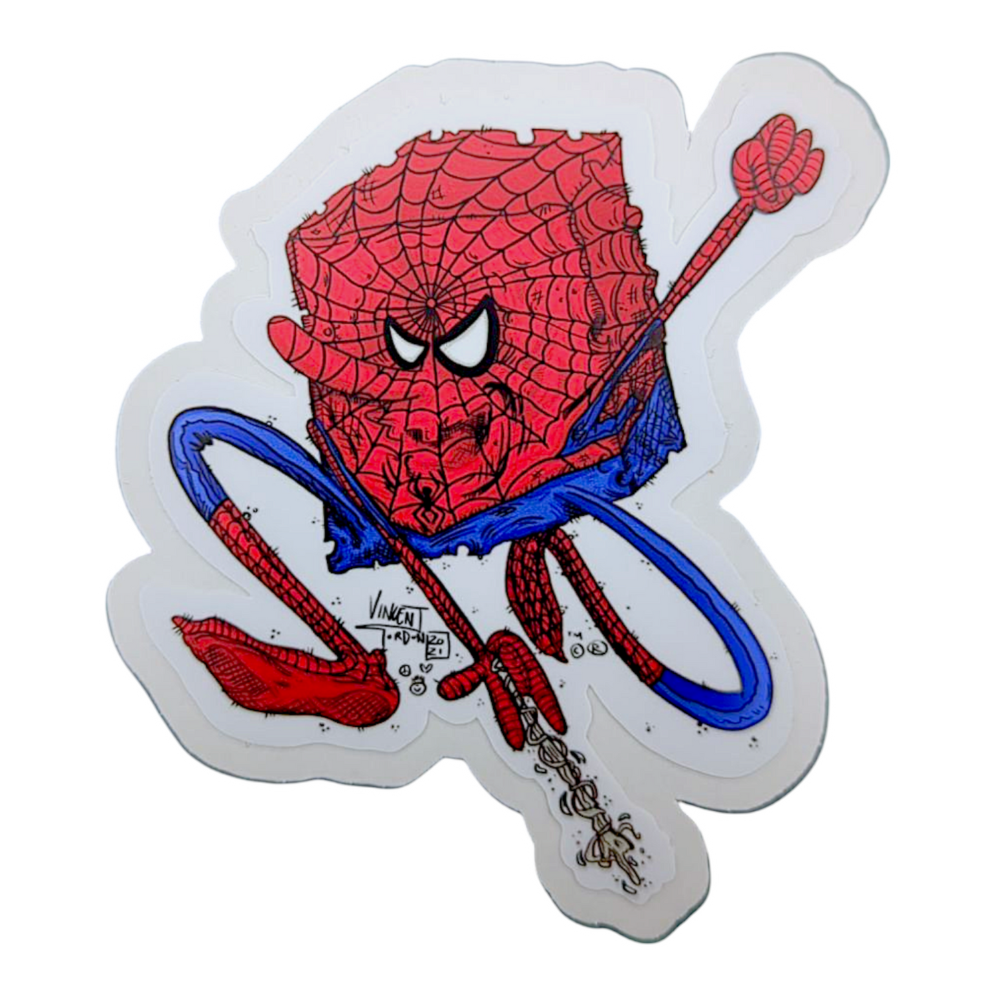 Vincent Gordon Spider Bob Sticker