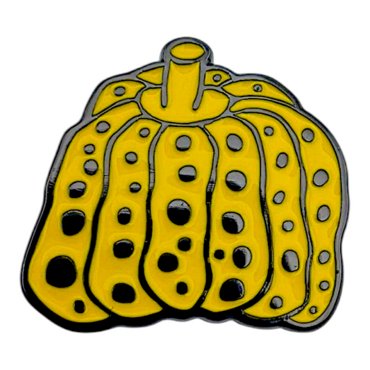 Yayoi Kusama
Naoshima Pumpkin
Enamel pin
Approx. 1 x .75 in
