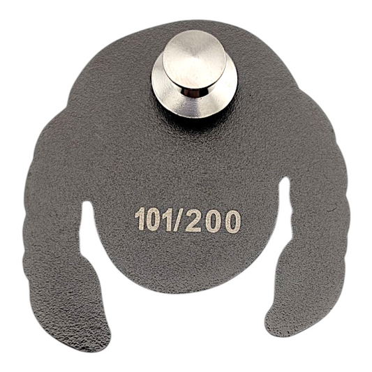 Zoltron "Sue Nami" (Black) Embossed Wish Generator Pin