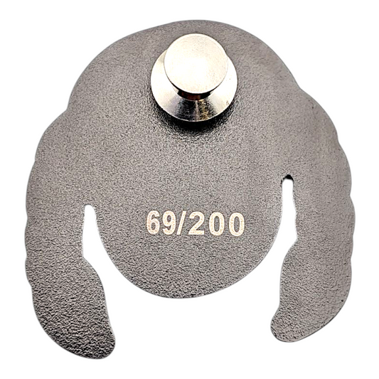 Zoltron "Sue Nami" (Blue) Embossed Wish Generator Pin