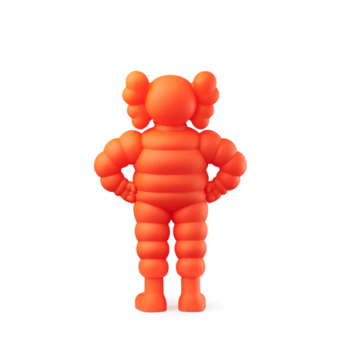 KAWS Chum (Orange), 2022 Vinyl figure 11.6 x 7.7 x 3.5 in