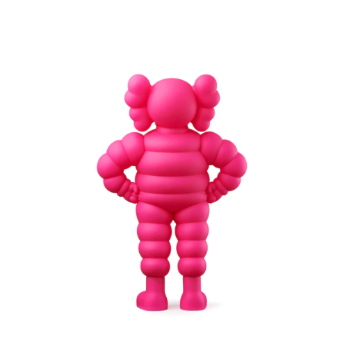 KAWS Chum (Pink), 2022 Vinyl figure 11.6 x 7.7 x 3.5 in