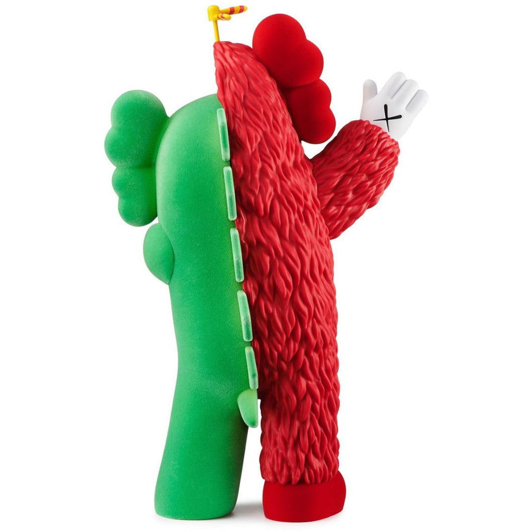 KAWS x Gachapin "KACHAMUKKU (Green/Red)" Figure